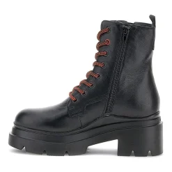 Anfibi Donna Combat Pelle Nero