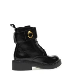 Anfibi Donna in Pelle Nera