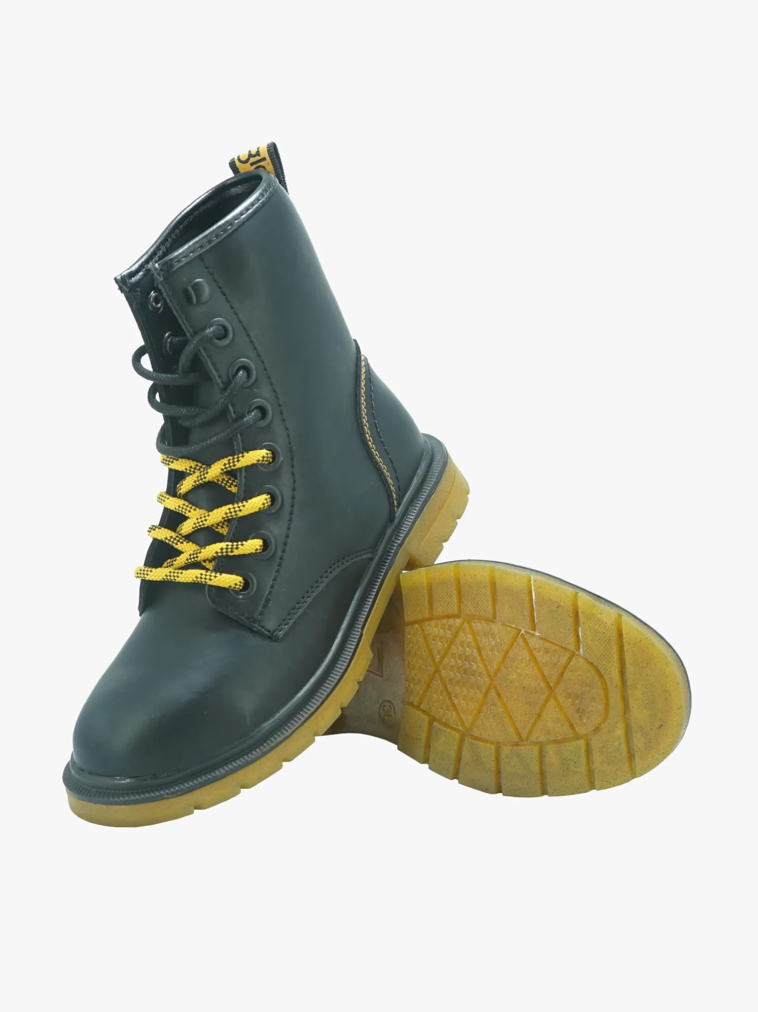 Anfibi Donna in Pelle Nera