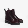 Anfibi Donna Pelle Bordo