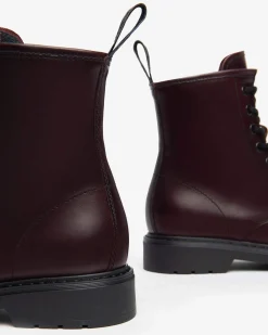 Anfibi Donna Pelle Bordo