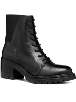 Anfibi Donna Pelle Nero
