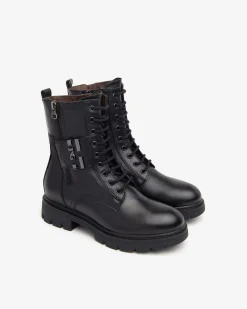 Anfibi Donna Pelle Nero