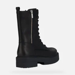 Anfibi Donna Pelle Nero