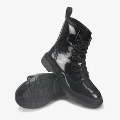 Anfibi Donna Vernice Nero
