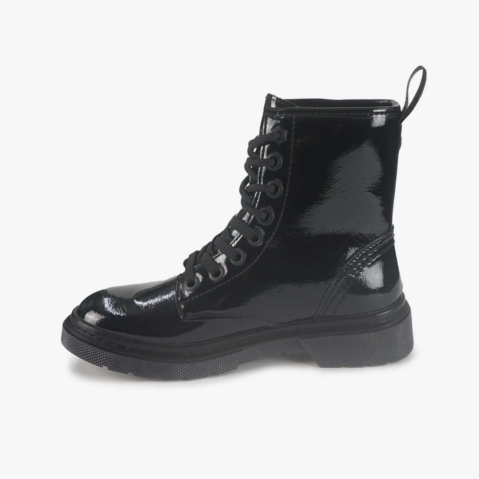 Anfibi Donna Vernice Nero