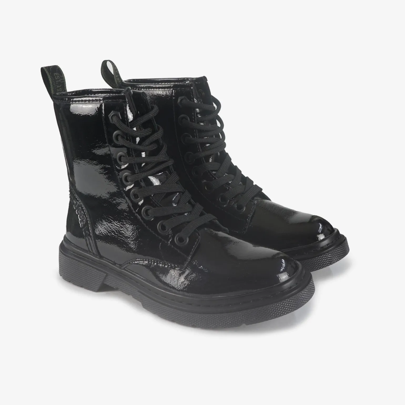Anfibi Donna Vernice Nero