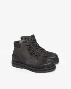 Anfibi Uomo Camoscio Grigio