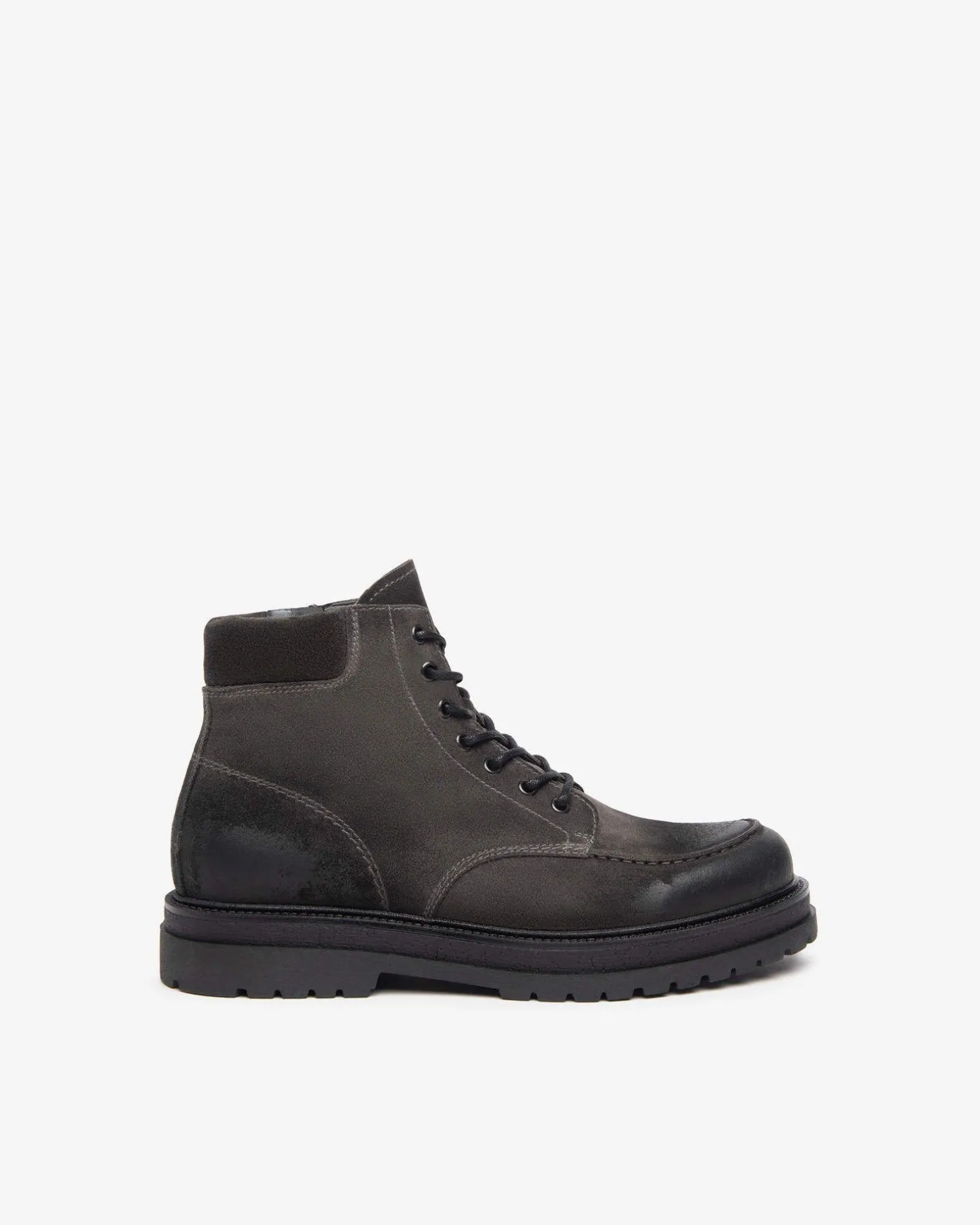 Anfibi Uomo Camoscio Grigio