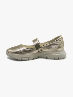 Ballerina Donna in Pelle Platino