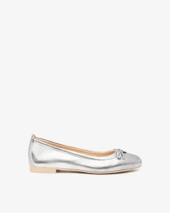 Ballerina Pelle Acciaio Silver