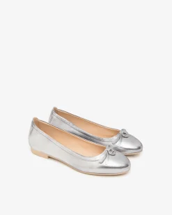 Ballerina Pelle Acciaio Silver