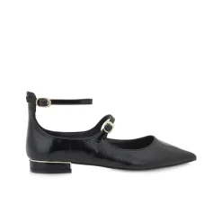 Ballerine Cinturino Donna Nero
