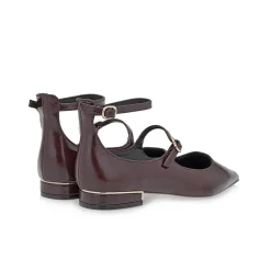 Ballerine Cinturino Donna Bordeaux