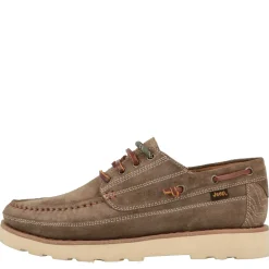 Barca Scarpa Uomo Camoscio Taupe