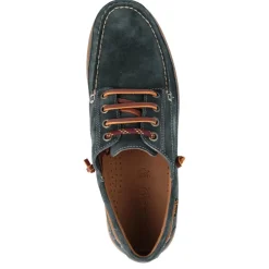 Barca Scarpa Uomo Camoscio Blu