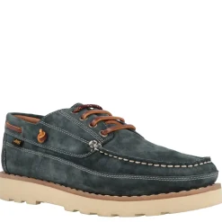 Barca Scarpa Uomo Camoscio Blu