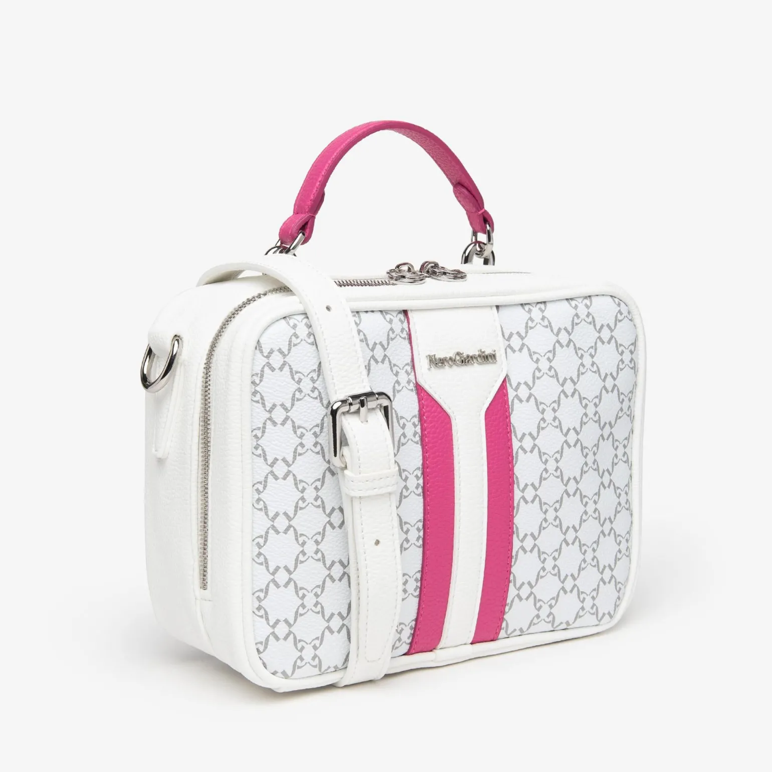 Borsa a Mano Bianca con Tracolla