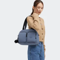 Borsa a Spalla con Tracolla Blu Jeans