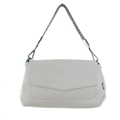 Borsa a Spalla in Pelle Bianco