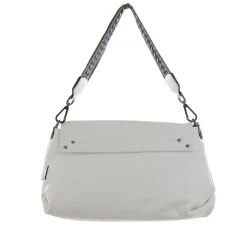 Borsa a Spalla in Pelle Bianco