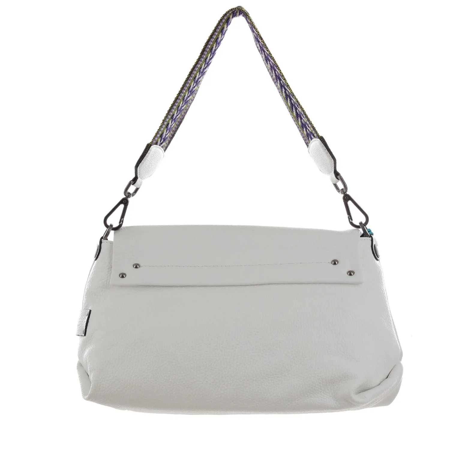 Borsa a Spalla in Pelle Bianco