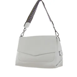 Borsa a Spalla in Pelle Bianco