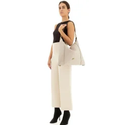 Borsa a Spalla Trasformabile Pelle Pietra