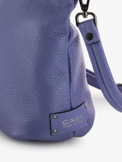 Borsa a Spalla Trasformabile in Pelle Fiordaliso con Tracolla