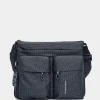 Borsa a Tracolla Espandibile Multitasche in Tessuto