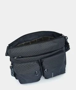Borsa a Tracolla Espandibile Multitasche in Tessuto