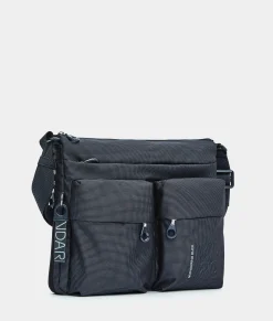 Borsa a Tracolla Espandibile Multitasche in Tessuto
