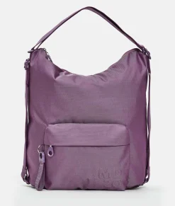 Borsa Convertibile Zaino MD20 in Tessuto Viola