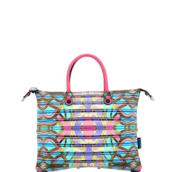 Borsa Icon Trasformabile in Pelle Fantasia con Tracolla