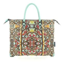 Borsa Icon Trasformabile in Pelle Fantasia con Tracolla