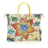 Borsa Icon Trasformabile in Pelle Fantasia con Tracolla
