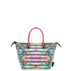 Borsa Icon Trasformabile in Pelle Fantasia con Tracolla