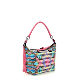 Borsa Icon Trasformabile in Pelle Fantasia con Tracolla