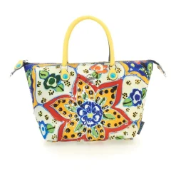 Borsa Icon Trasformabile in Pelle Fantasia con Tracolla