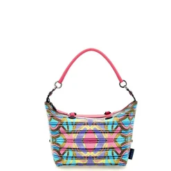 Borsa Icon Trasformabile in Pelle Fantasia con Tracolla