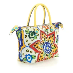 Borsa Icon Trasformabile in Pelle Fantasia con Tracolla