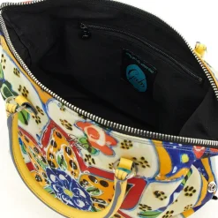 Borsa Icon Trasformabile in Pelle Fantasia con Tracolla