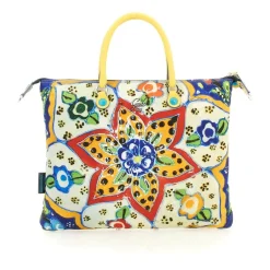 Borsa Icon Trasformabile in Pelle Fantasia con Tracolla