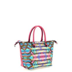 Borsa Icon Trasformabile in Pelle Fantasia con Tracolla
