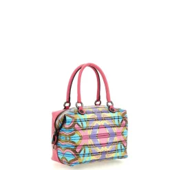 Borsa Icon Trasformabile in Pelle Fantasia con Tracolla