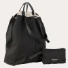 Borsa Shopper Verticale Unisex in Canvas Nero