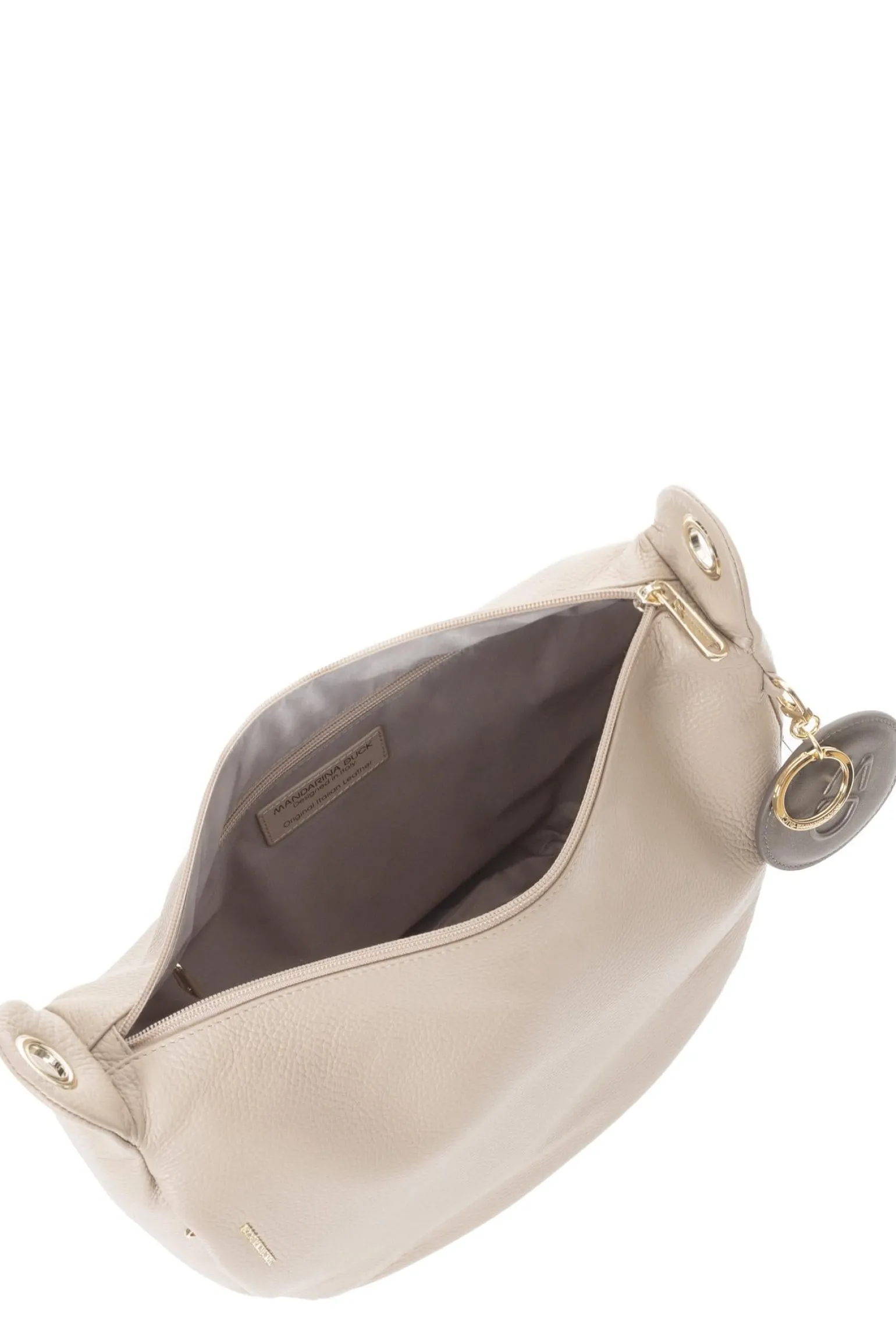 Borsa Tracolla Pelle Taupe
