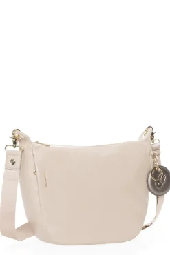 Borsa Tracolla Pelle Taupe