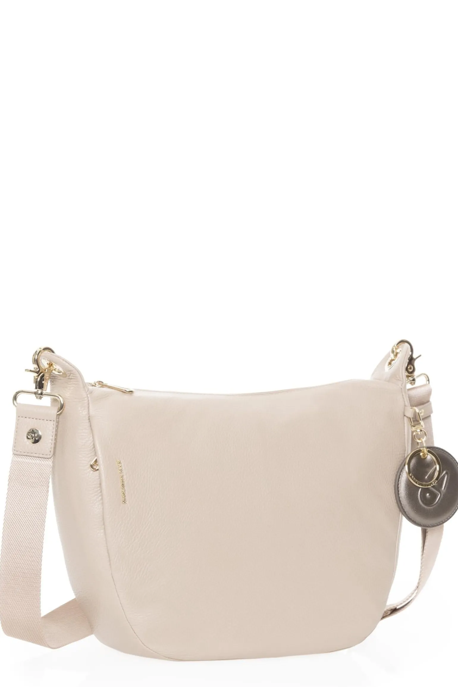 Borsa Tracolla Pelle Taupe