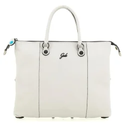 Borsa Trasformabile in Pelle Bianco con Tracolla
